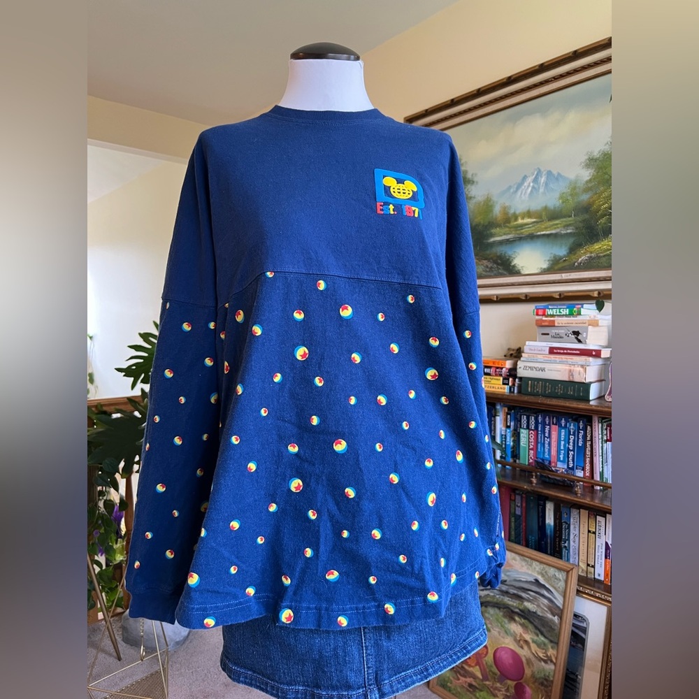 WALT DISNEY WORLD 🚀 Spirit Jersey, authentic oversized thick soft cotton, Pixar